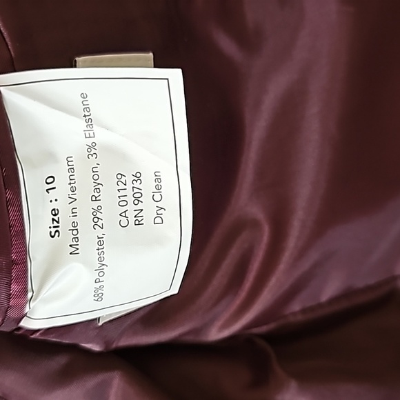 Joseph Abboud Boy's 2 button suit Jacket Size 10 - Picture 5 of 6